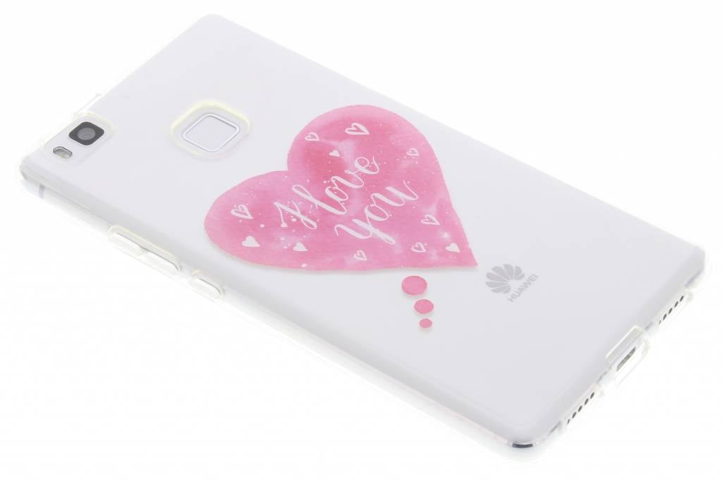 Image of I Love You Heart Love TPU hoesje voor de Huawei P9 Lite