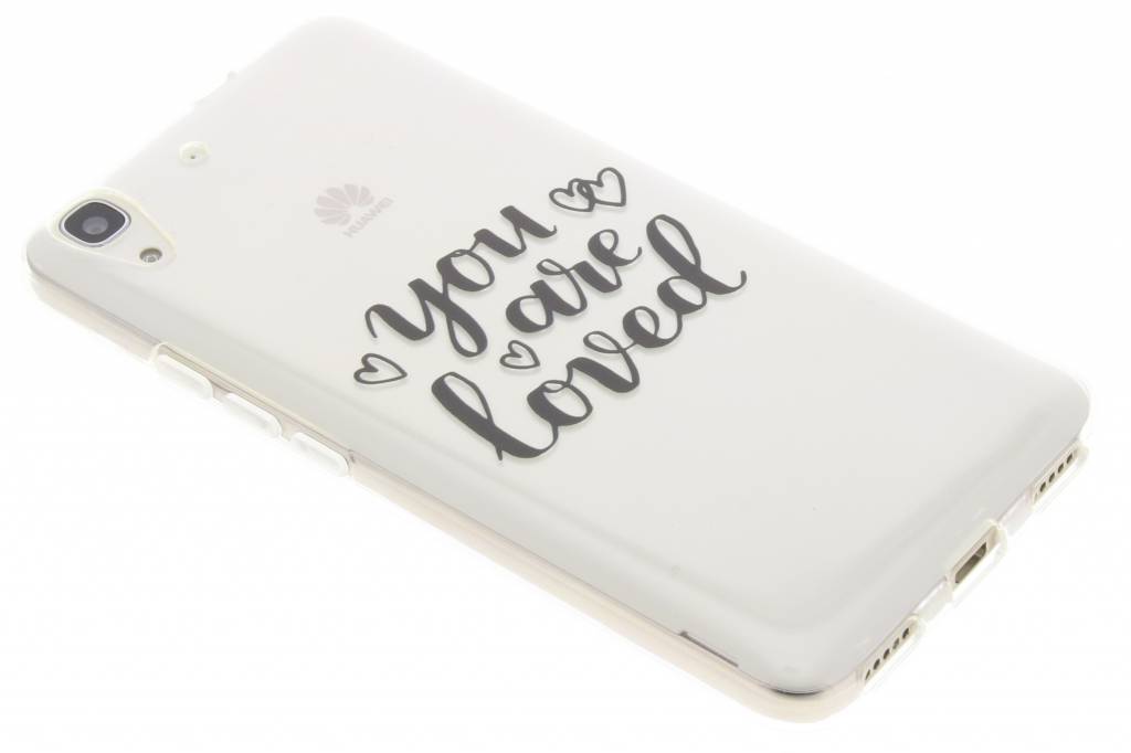 Image of You Are Loved Love Quote TPU hoesje voor de Huawei Y6