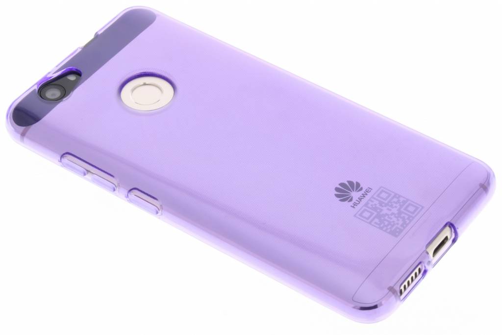 Image of Paarse transparante gel case voor de Huawei Nova