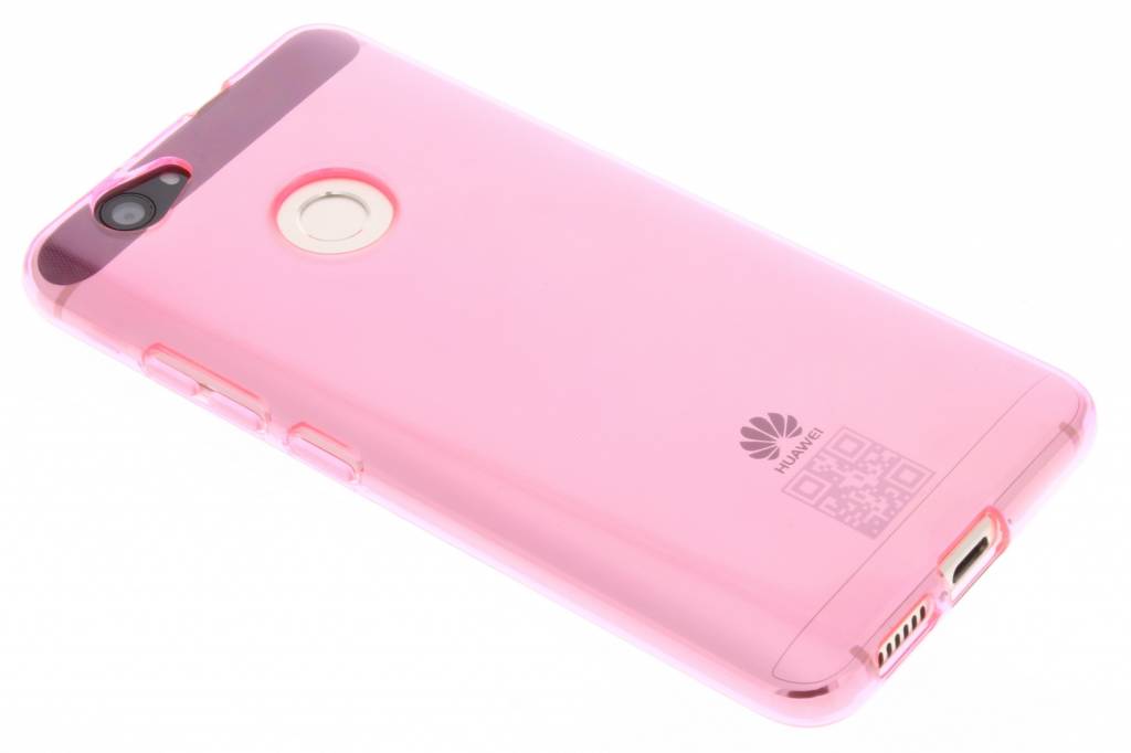 Image of Roze transparante gel case voor de Huawei Nova