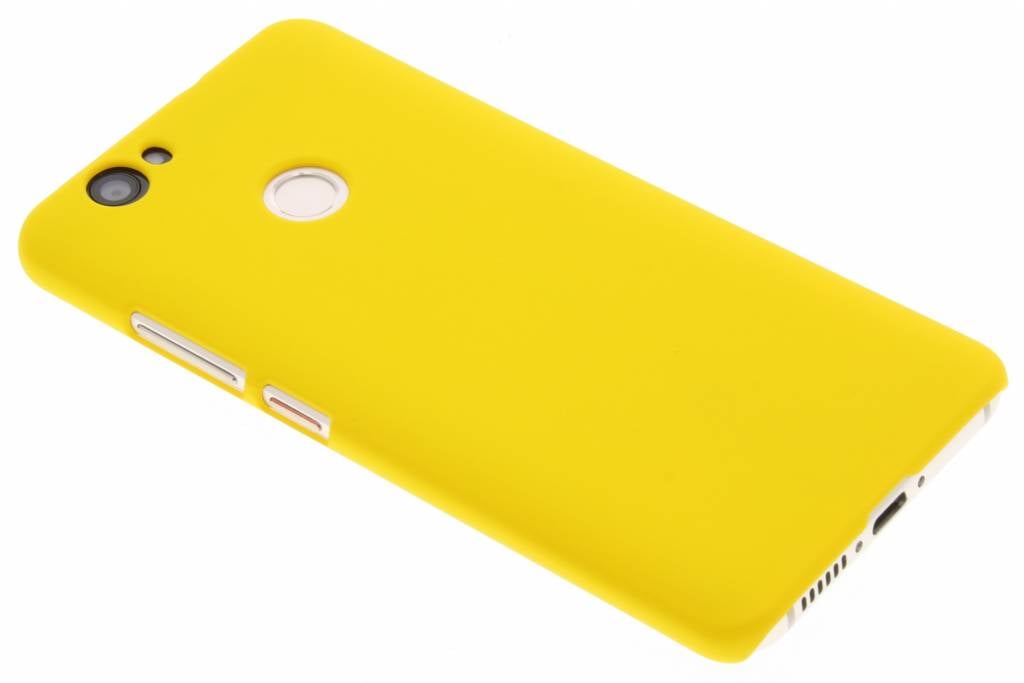 Image of Geel effen hardcase hoesje voor de Huawei Nova