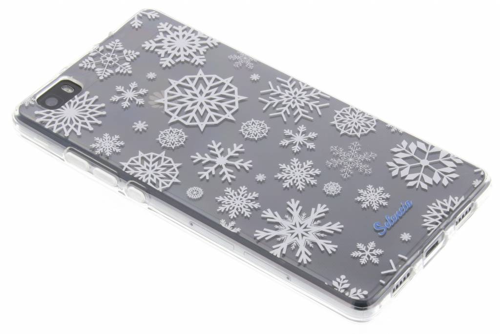 Image of Winter Wonderland Sneeuwvlokken TPU hoesje voor de Huawei P8 Lite