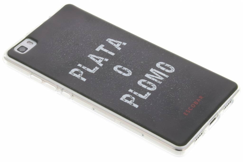 Image of Escobar 'Plata O Plomo' TV Quotes TPU hoesje voor de Huawei P8 Lite