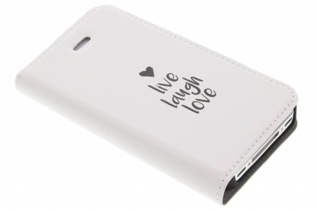 Image of Quote Design Live Laugh Love Booklet voor de iPhone 4 / 4s