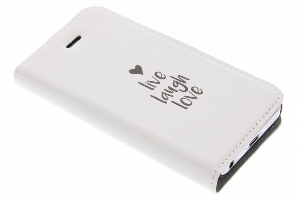 Image of Quote Design Live Laugh Love Booklet voor de iPhone 5c