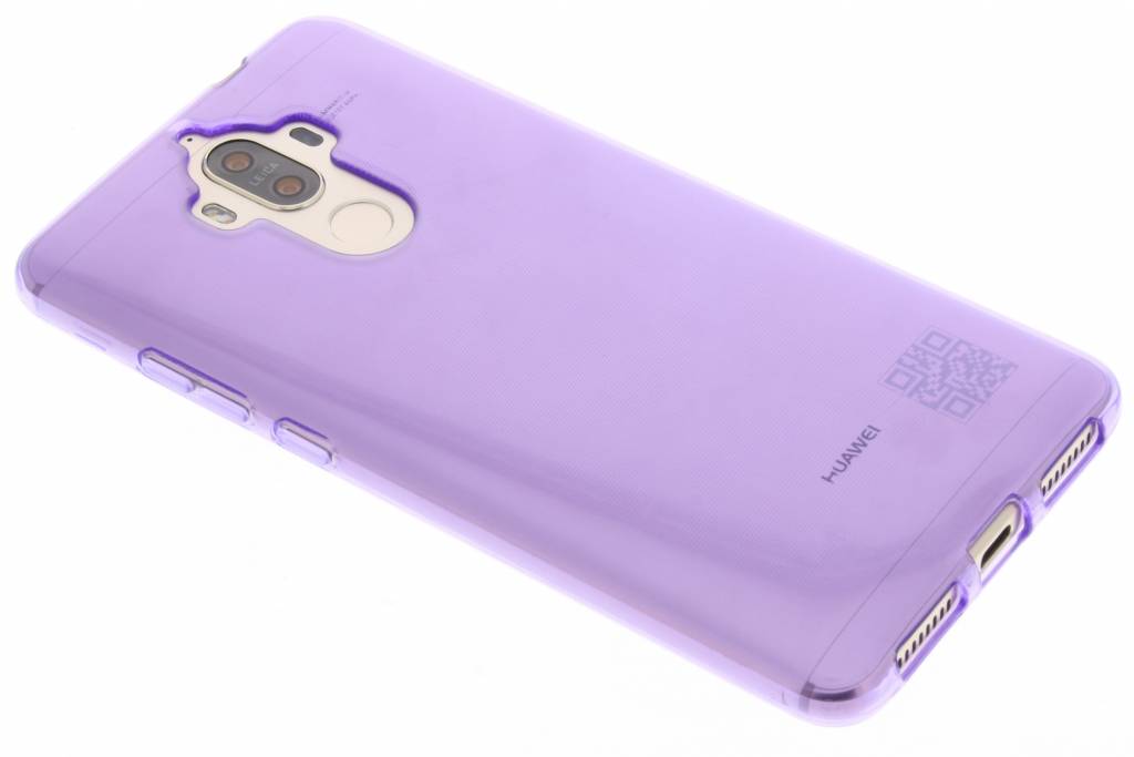 Image of Paarse transparante gel case voor de Huawei Mate 9