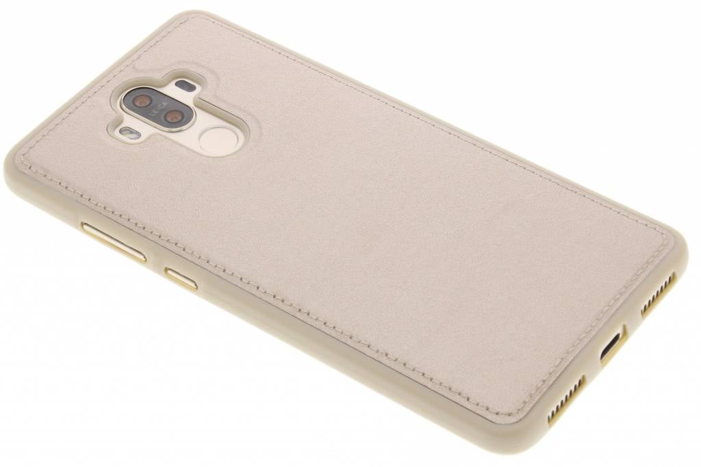 Image of Gouden metallic lederen TPU case voor de Huawei Ascend Mate 9