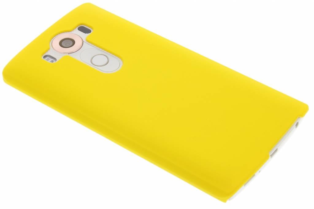 Image of Geel effen hardcase hoesje voor de LG V10