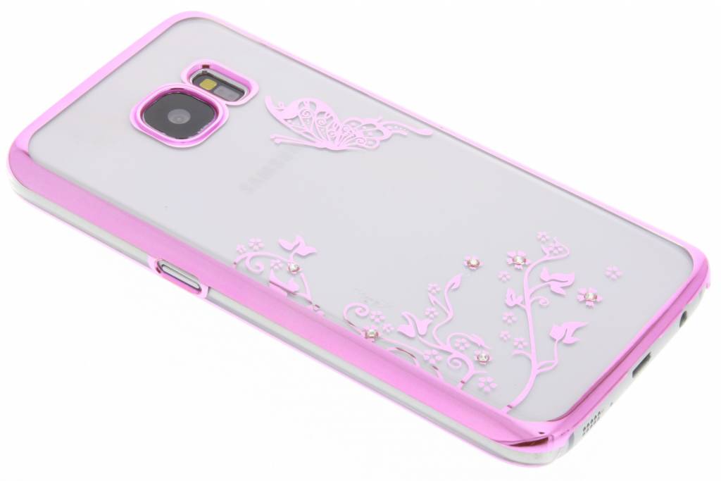 Image of Transparant vlinder design hardcase hoesje voor de Samsung Galaxy S7