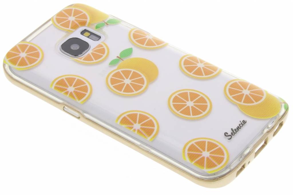 Image of Foodies Orange TPU hoesje voor de Samsung Galaxy S7