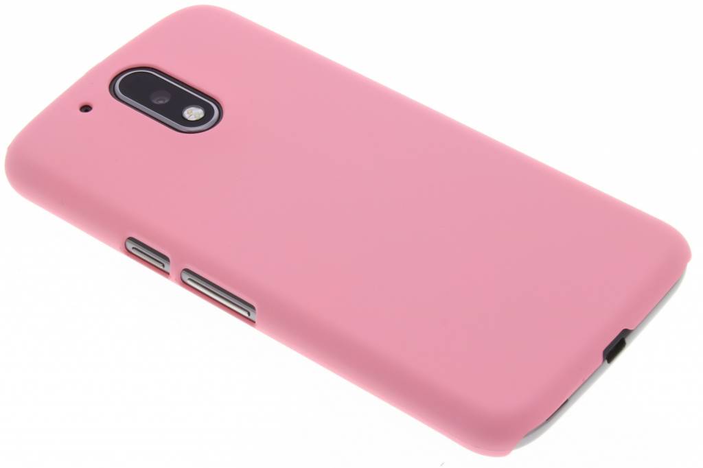 Image of Roze effen hardcase hoesje voor de Motorola Moto G4 (Plus)