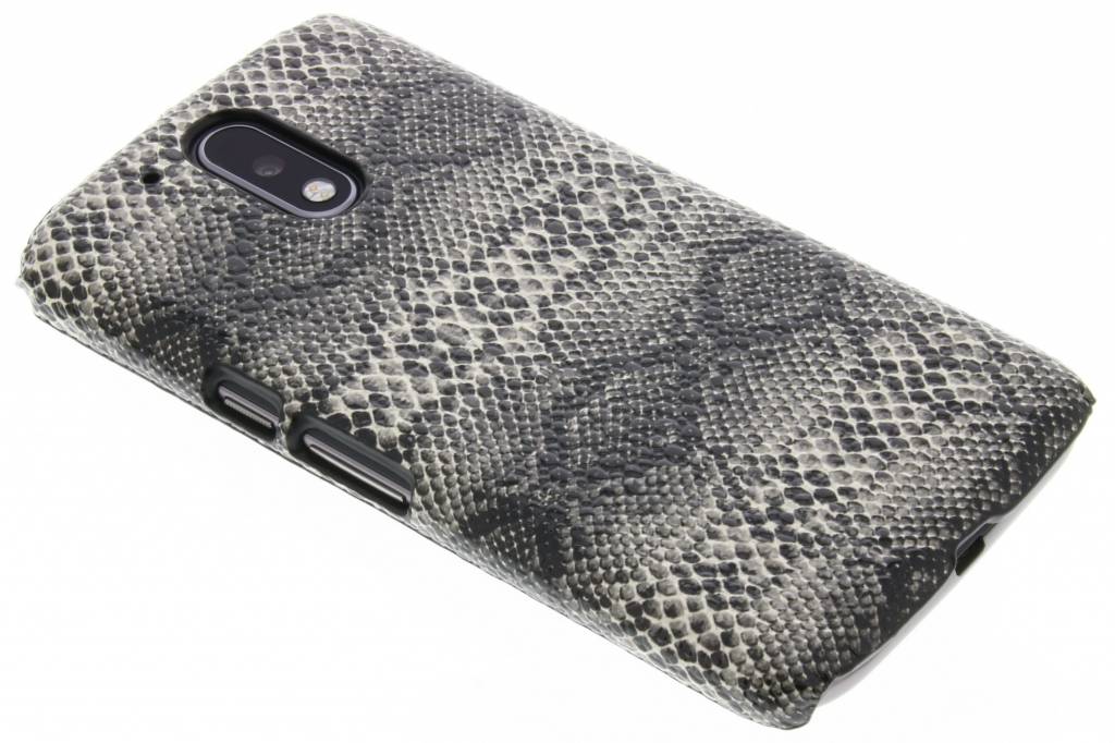 Image of Grijs slangen design hardcase hoesje voor de Motorola Moto G4 (Plus)