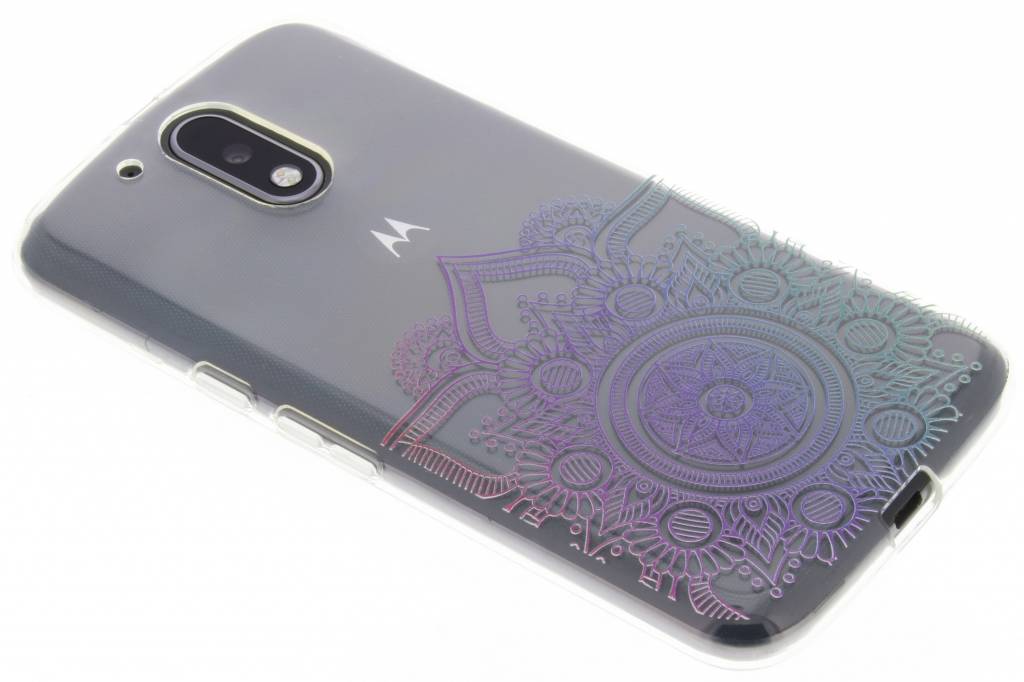 Image of Multicolor mandala design TPU hoesje voor de Motorola Moto G4 (Plus)