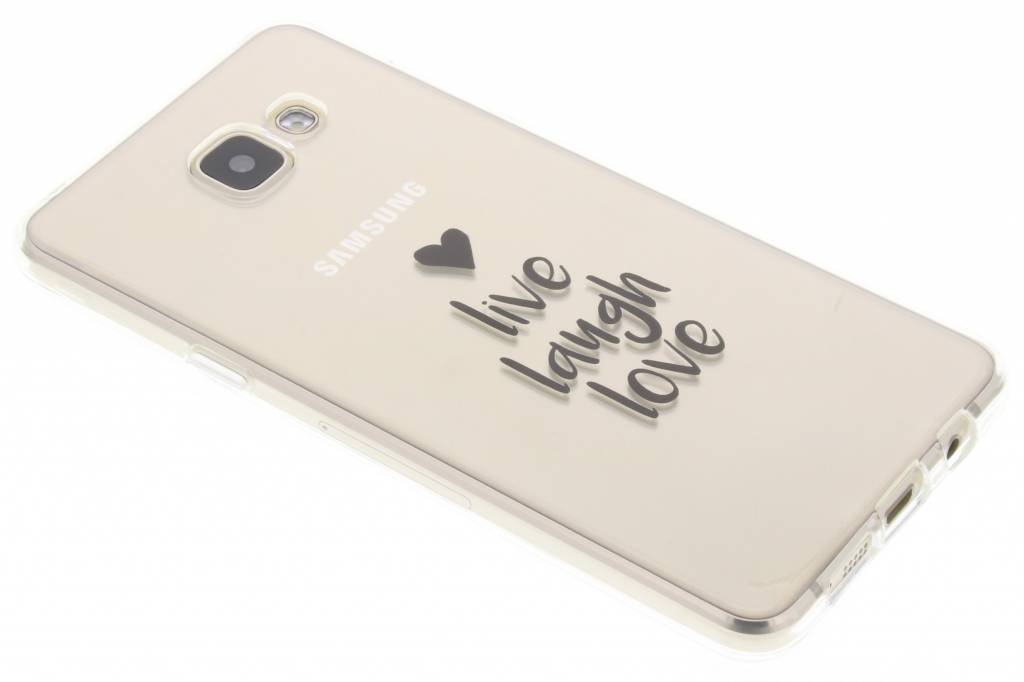 Image of Quote design Live Laugh Love TPU hoesje voor de Samsung Galaxy A5 (2016)