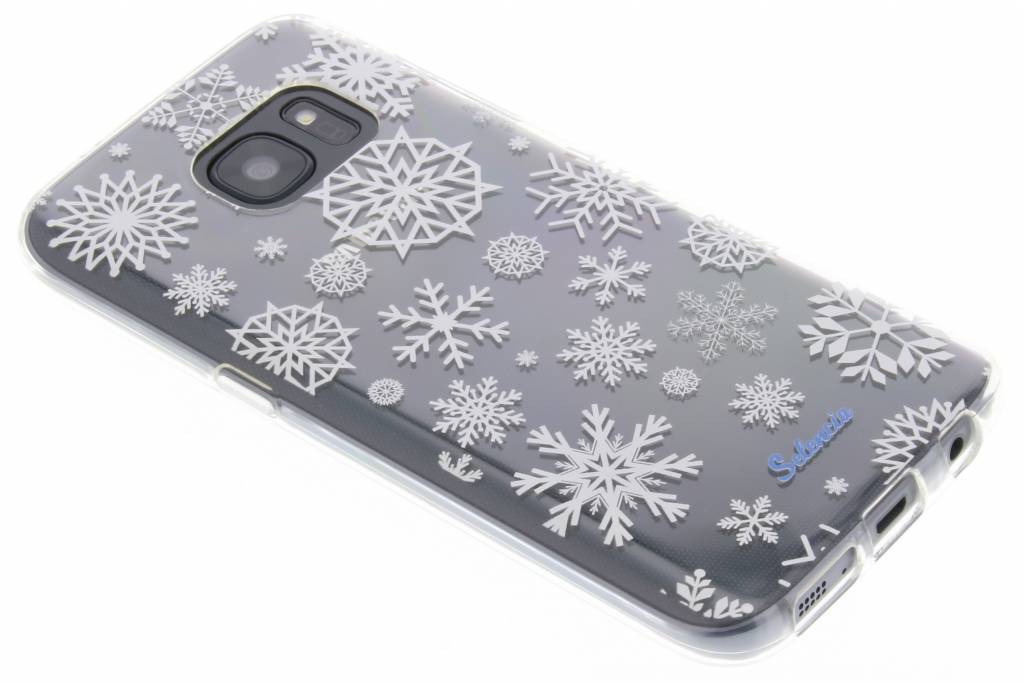 Image of Winter Wonderland Sneeuwvlokken TPU hoesje voor de Samsung Galaxy S7