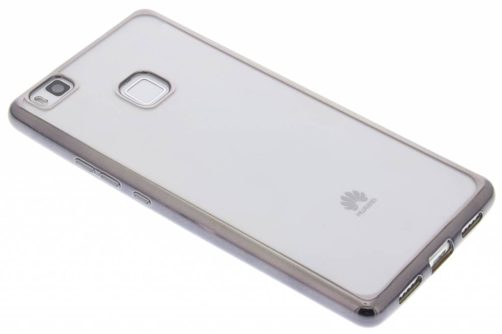 Image of Donkergrijs TPU hoesje met metallic rand voor de Huawei P9 Lite