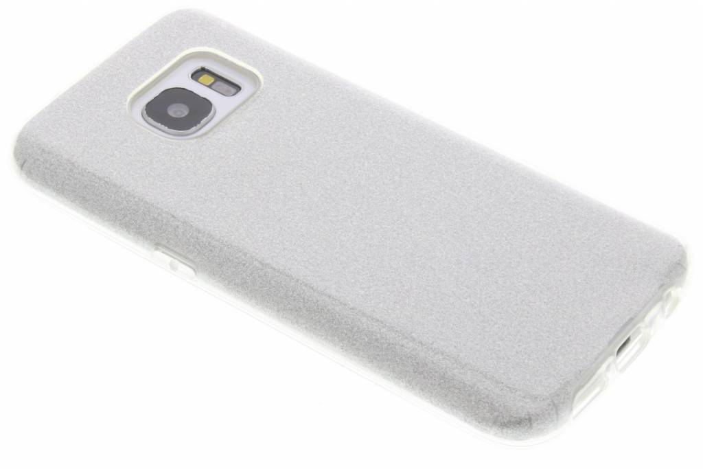 Image of Zilveren glamour design softcase voor de Samsung Galaxy S7