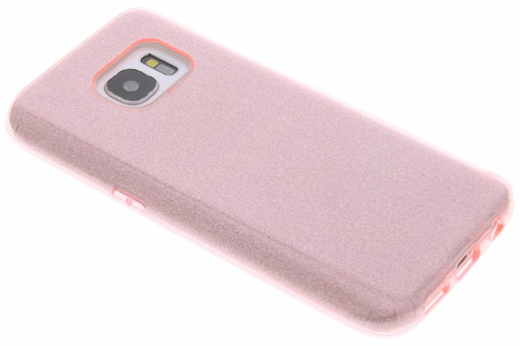 Image of Roze glamour design softcase voor de Samsung Galaxy S7