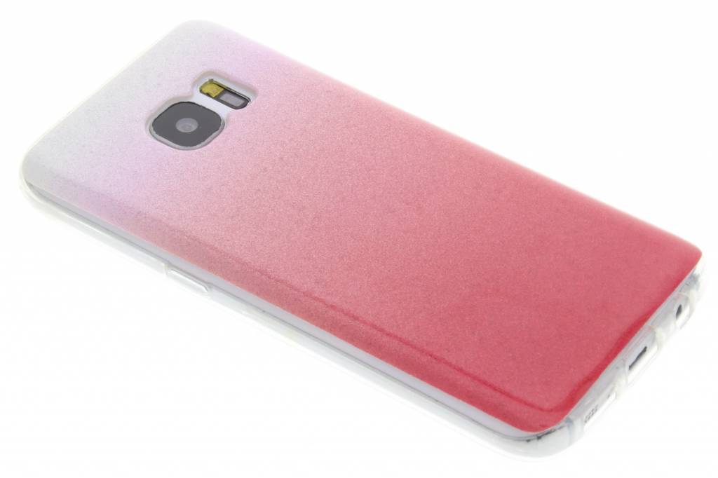 Image of Roze glitter TPU softcase voor de Samsung Galaxy S7