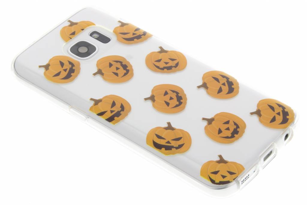 Image of Halloween design pompoentjes TPU hoesje voor de Samsung Galaxy S7