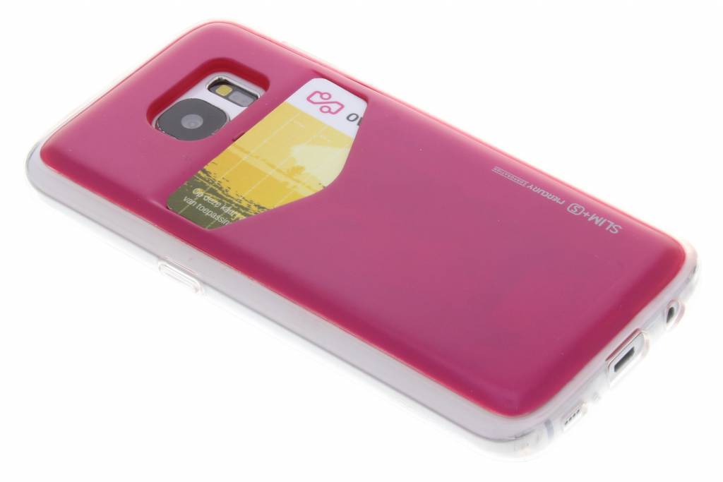 Image of Card Pocket Case voor de Samsung Galaxy S7 - Fuchsia