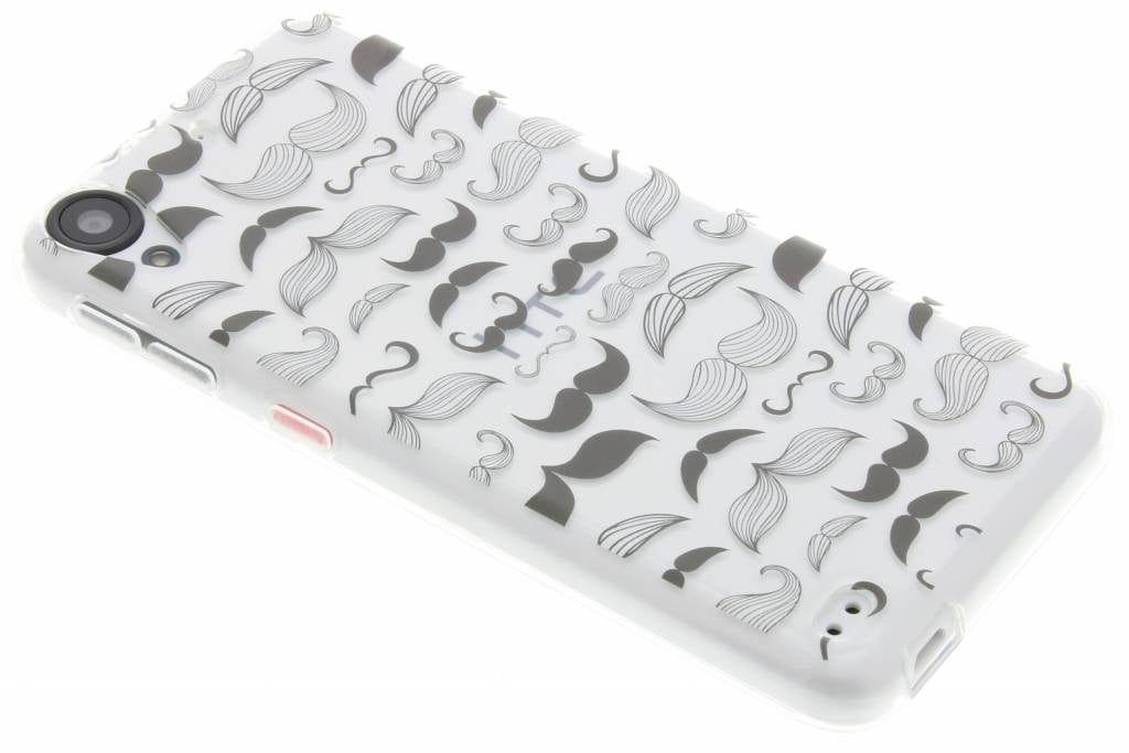 Image of Mustache design TPU siliconen hoesje voor de HTC Desire 530