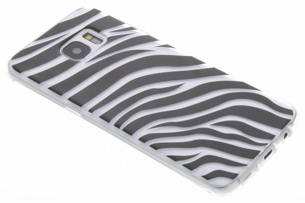 Image of Dierenprint design Zebra TPU hoesje voor de Samsung Galaxy S7 Edge