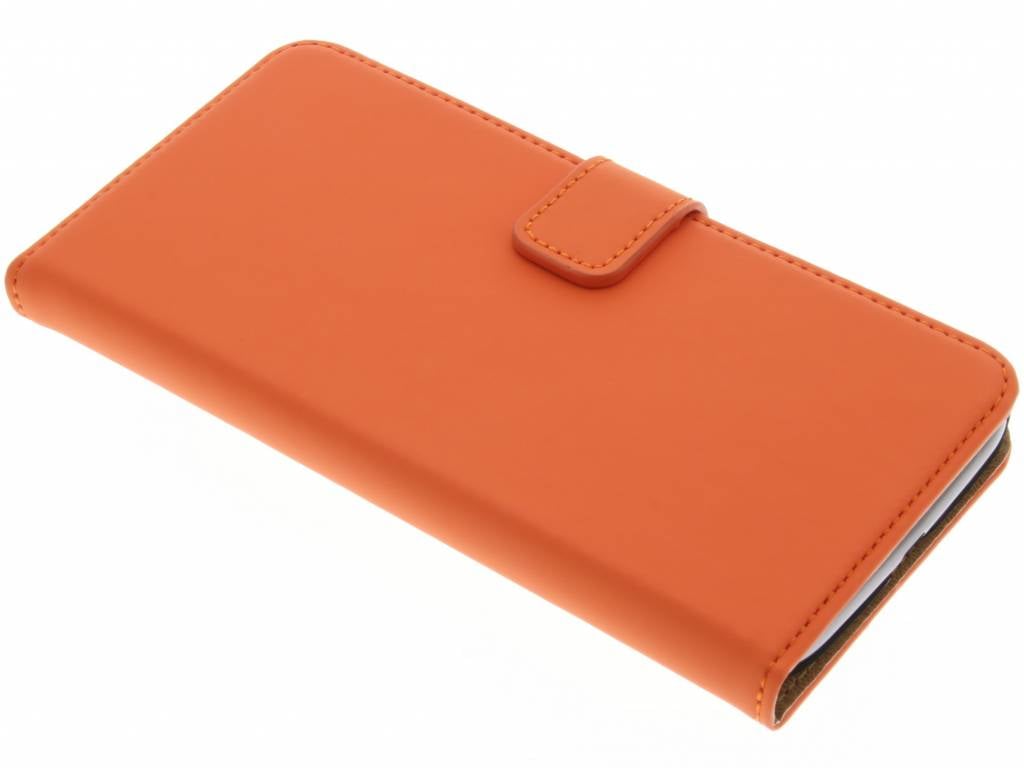 Image of Luxe Book Case voor de Motorola Moto G4 (Plus) - Oranje