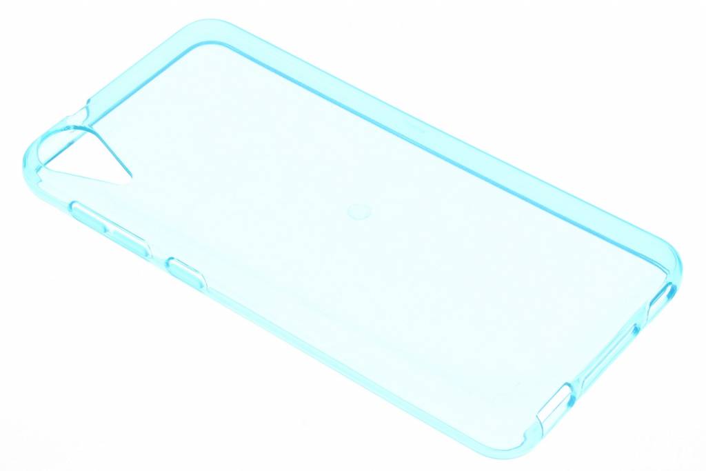 Image of Turquoise transparant gel case voor de HTC Desire 10 Lifestyle