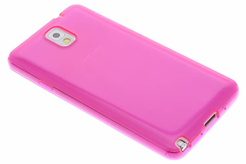 Image of Roze transparante gel case voor de Samsung Galaxy Note 3