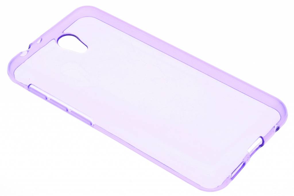 Image of Paarse transparante gel case voor de Vodafone Smart Prime 7