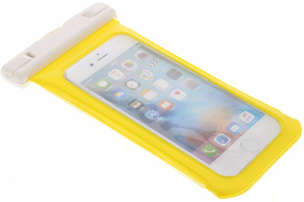 Image of Gele universele waterproof case maat L