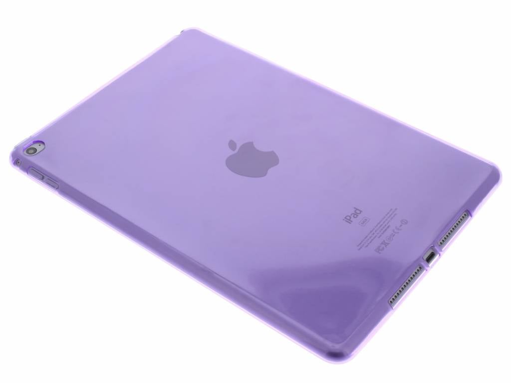 Image of Paarse transparante gel case voor de iPad Air 2