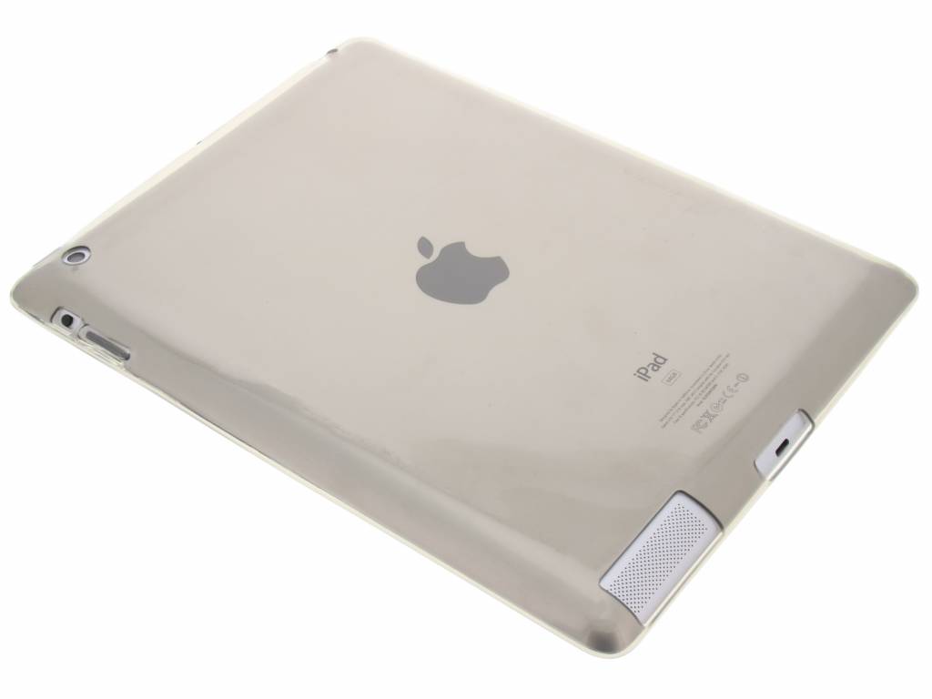 Image of Grijze transparante gel case voor de iPad / 2 / 3 / 4