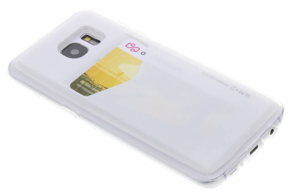 Image of Card Pocket Case voor de Samsung Galaxy S7 Edge - Zilver