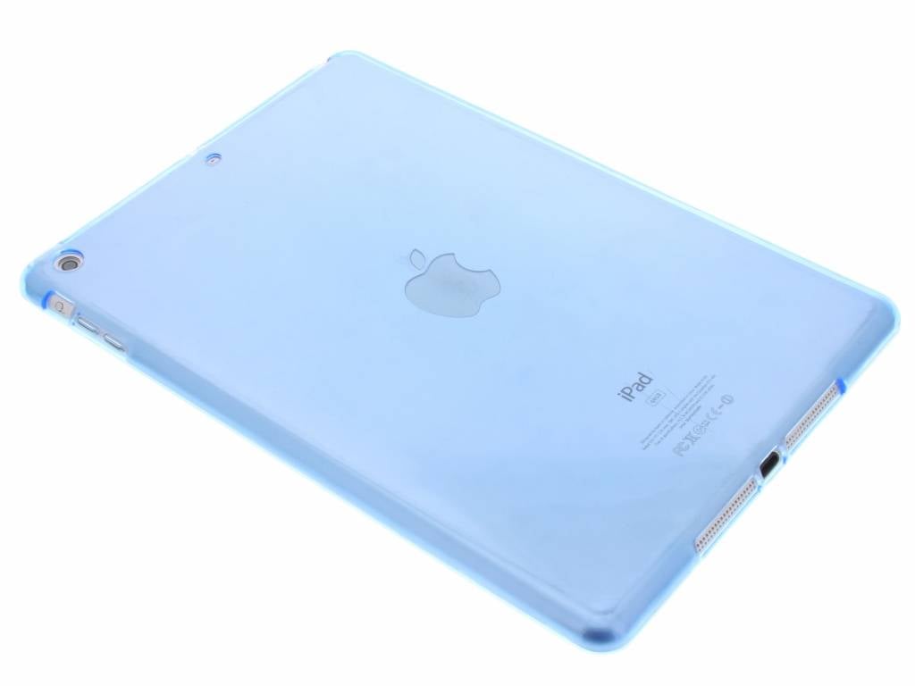 Image of Blauw transparante gel case voor de iPad Air