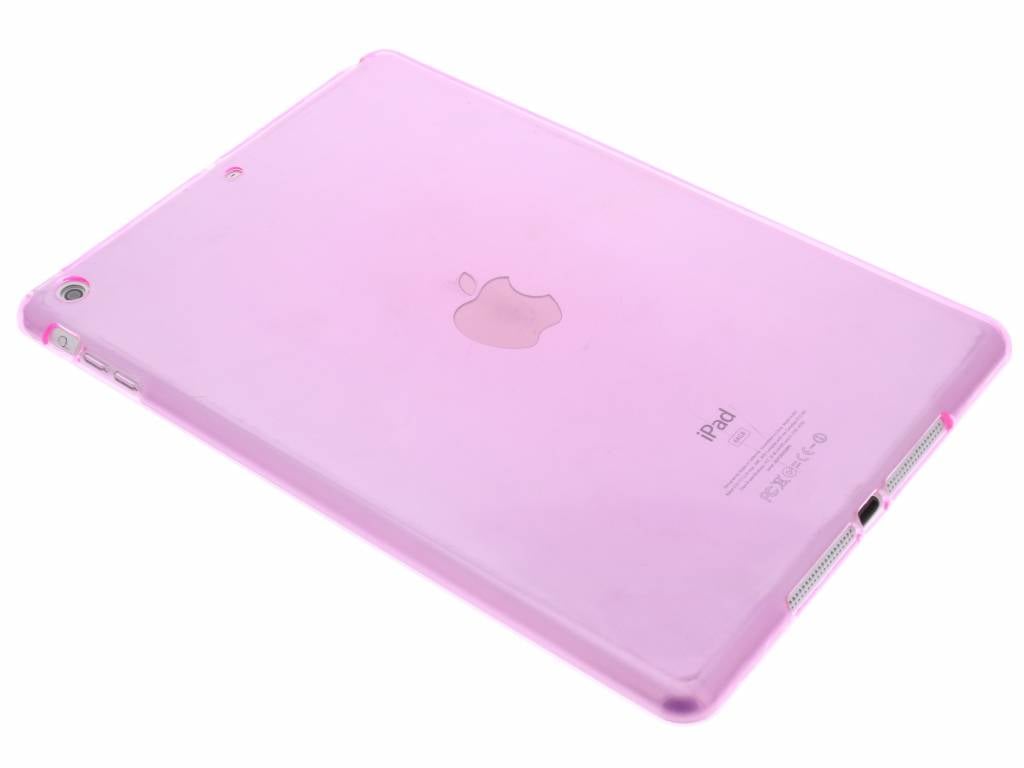 Image of Roze transparante gel case voor de iPad Air