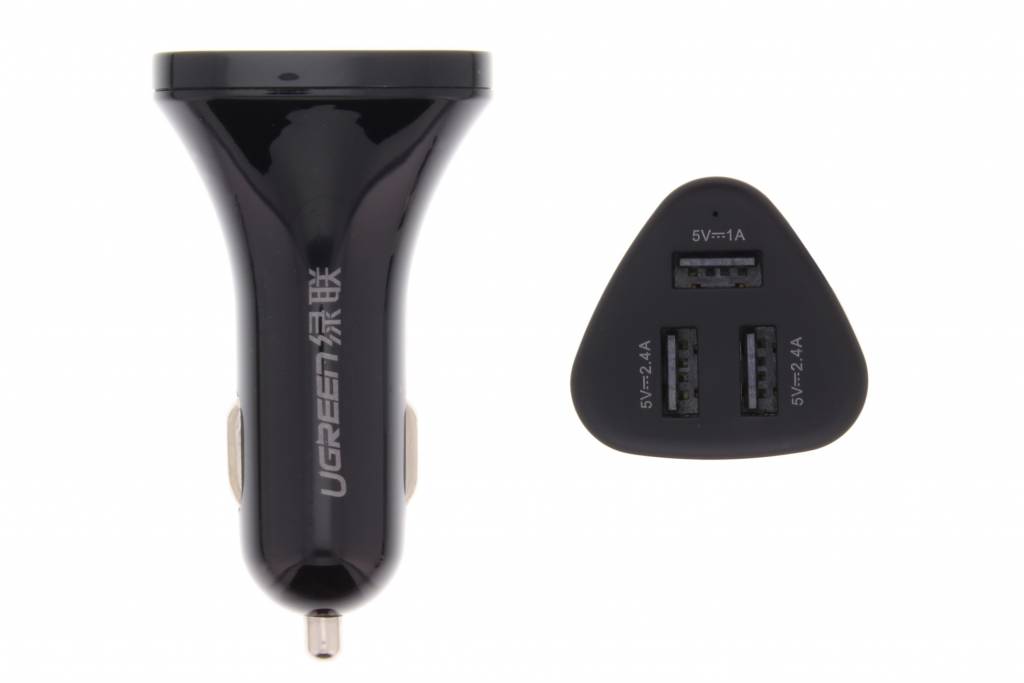 Image of 3-Poorts USB Car Charger 3 amp