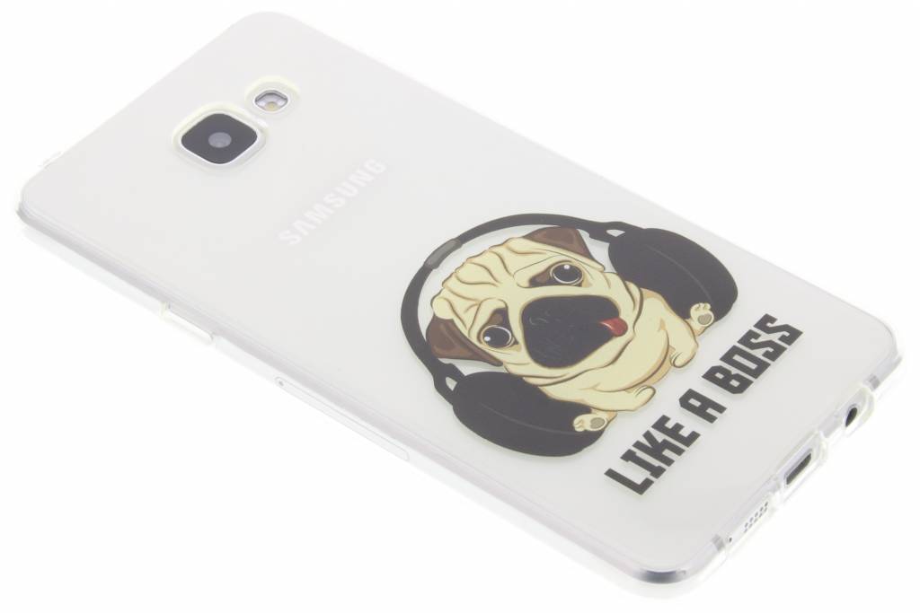 Image of Pug Like A Boss TPU hoesje voor de Samsung Galaxy A5 (2016)