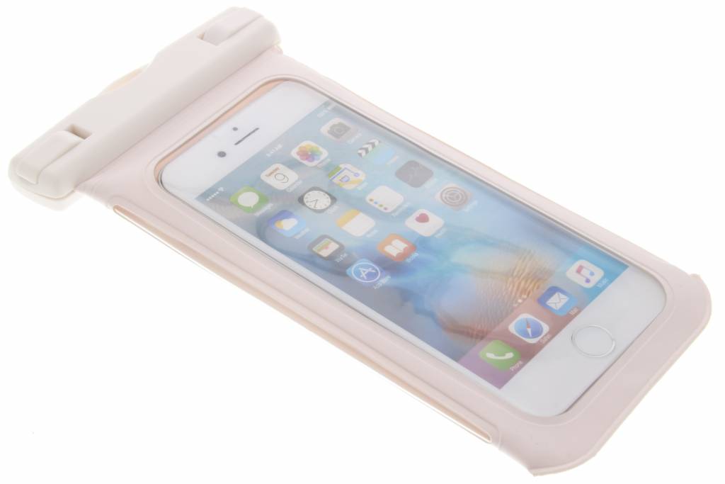 Image of Witte universele waterproof case maat L