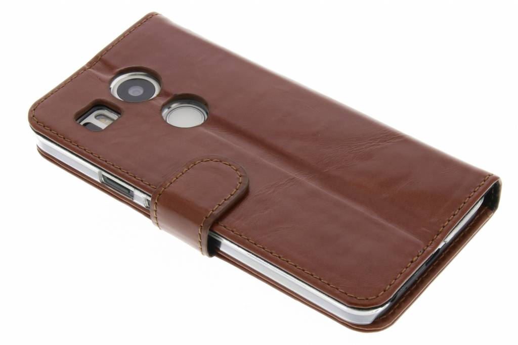 Image of Booklet Classic Luxe voor de LG Nexus 5X - Bruin