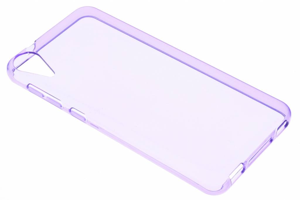 Image of Paarse transparant gel case voor de HTC Desire 10 Lifestyle