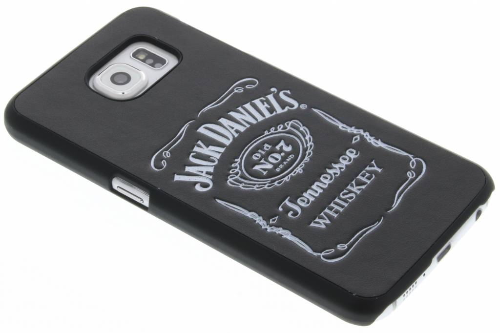 Image of Jack Daniel's leder look hardcase hoesje voor de Samsung Galaxy S6