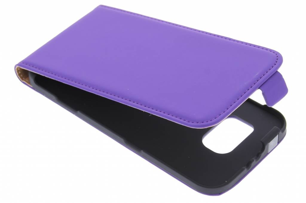 Image of Mobiparts Premium Flip Case Samsung Galaxy S6 Purple