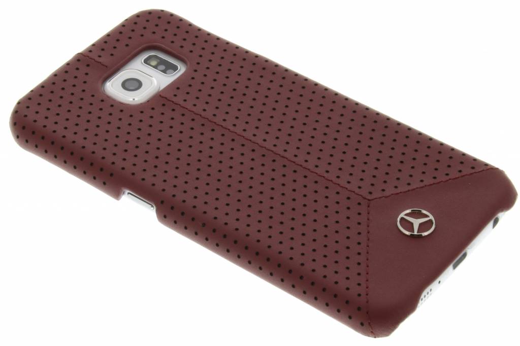 Image of Pure Line Perforated Leather hardcase voor de Samsung Galaxy S6 - Red