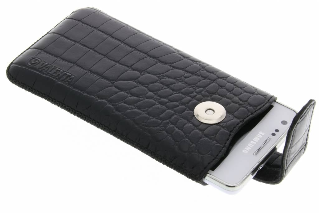 Image of Universele Pocket Lucca Croco insteekhoes maat M - Zwart