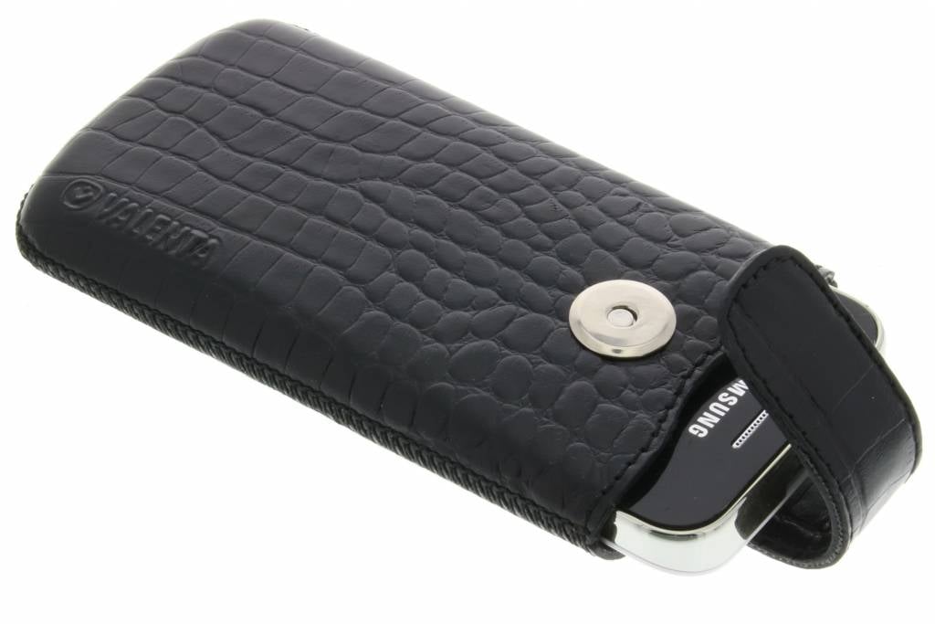 Image of Universele Pocket Lucca Croco insteekhoes maat S - Zwart