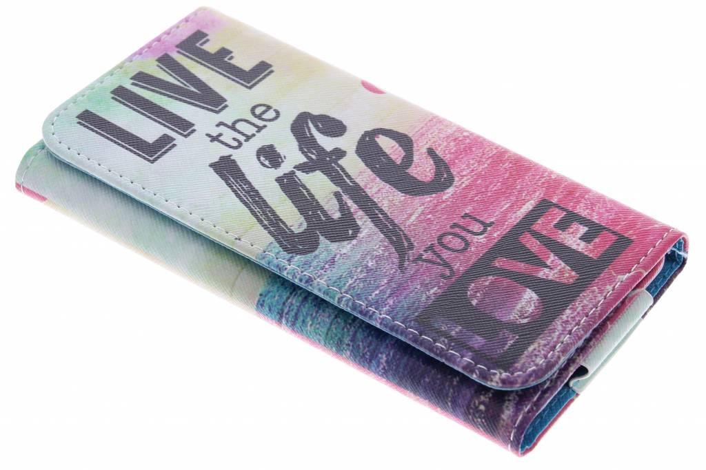 Image of Universele live the life design wallet maat XL