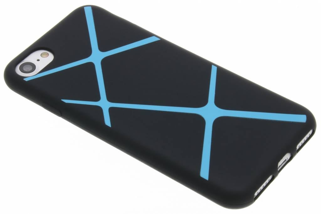 Image of Blauwe lijnen glow in the dark TPU case voor de iPhone 7