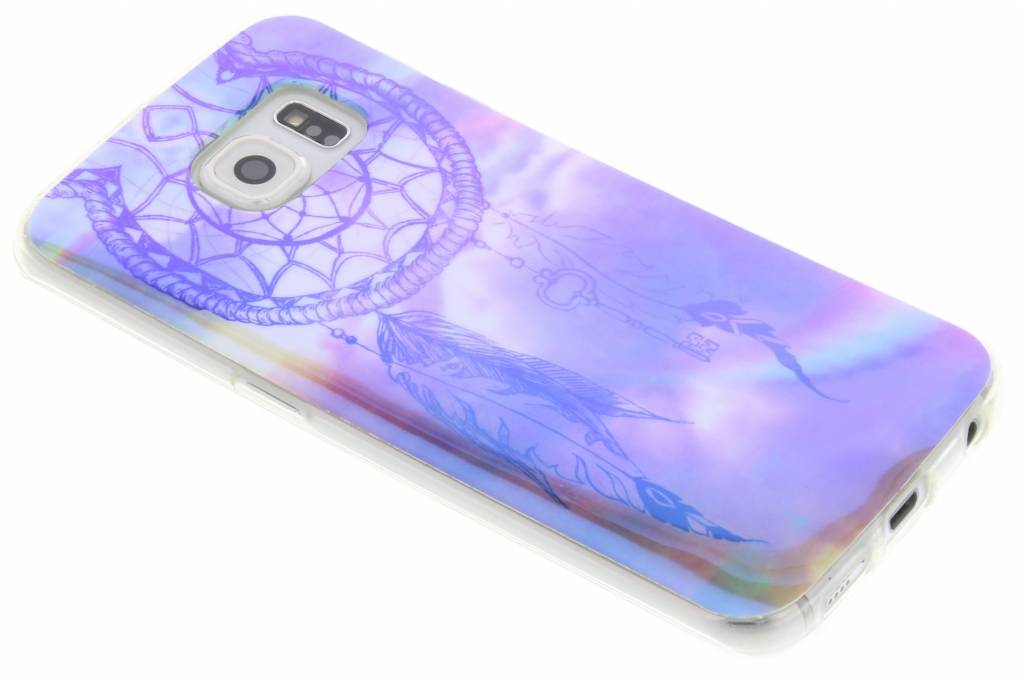 Image of Metallic dromenvanger design TPU siliconen hoesje voor de Samsung Galaxy S6 Edge